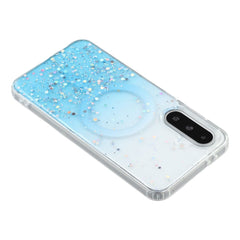 For Samsung Galaxy A56 5G Case Compatible with MagSafe Sparkle Epoxy TPU + Acrylic Phone Cover