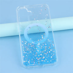 For Samsung Galaxy A56 5G Case Compatible with MagSafe Sparkle Epoxy TPU + Acrylic Phone Cover