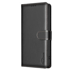 Étui portefeuille en cuir pour Samsung Galaxy S25 FE BINFEN COLOR BF32 avec blocage RFID 