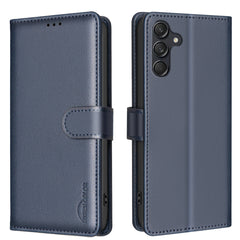 Étui portefeuille en cuir pour Samsung Galaxy S25 FE BINFEN COLOR BF32 avec blocage RFID 