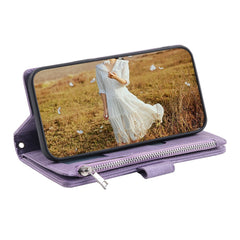 For Samsung Galaxy S25 FE Wallet Case Rhombus Stitching Line PU Leather Phone Cover with Wrist Strap