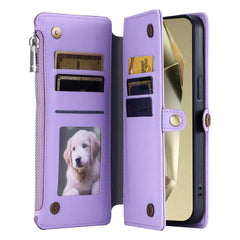 Coque portefeuille en cuir TPU et PU pour Samsung Galaxy S25 FE avec dragonne 