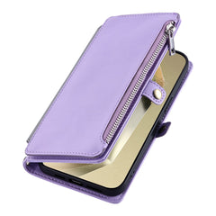 Coque portefeuille en cuir TPU et PU pour Samsung Galaxy S25 FE avec dragonne 