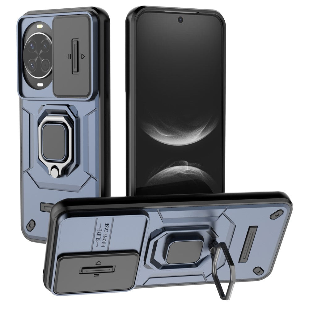 Coque de protection en PC et TPU pour Huawei Nova 14 5G avec béquille et protection d'objectif 