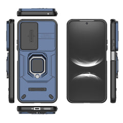 Coque de protection en PC et TPU pour Huawei Nova 14 5G avec béquille et protection d'objectif 