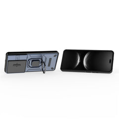 Coque de protection en PC et TPU pour Huawei Nova 14 Pro 5G avec béquille et protection d'objectif 