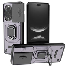 Coque de protection en PC et TPU pour Huawei Nova 14 Pro 5G avec béquille et protection d'objectif 
