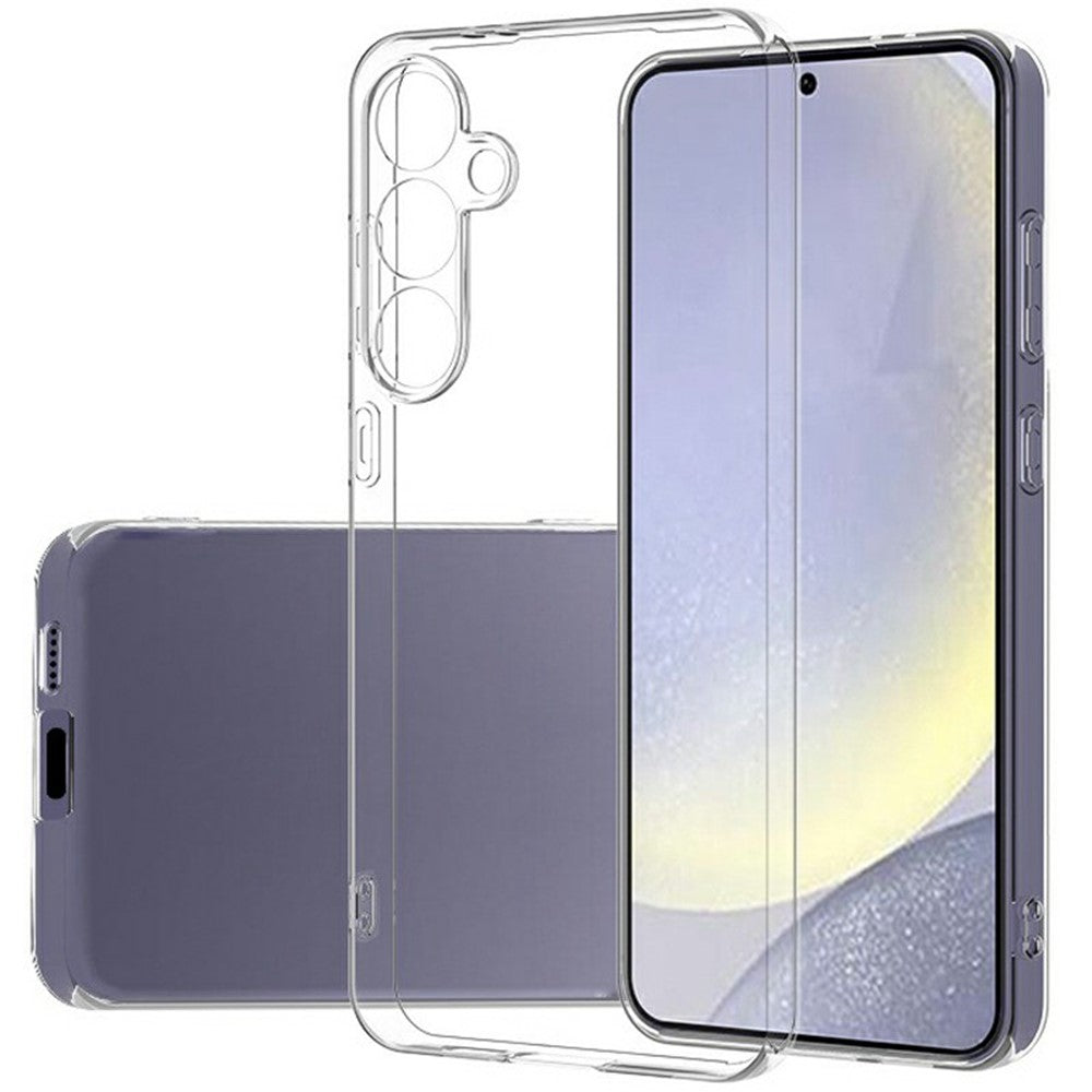 Coque arrière ultra fine et flexible en TPU transparent pour Samsung Galaxy S25 FE 