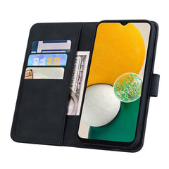 Phone Case For Samsung Galaxy A17 5G / A26 5G / A16 4G / 5G Flower Imprinted PU Leather Wallet Flip Cover with Wrist Strap