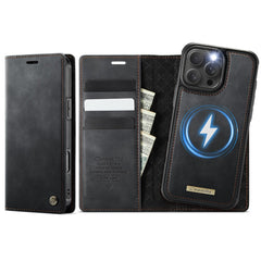 For iPhone 16 Pro Case CASEME C49  Compatible with MagSafe RFID Blocking Detachable Wallet Leather Phone Cover