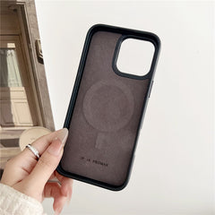 For iPhone 16 Pro Max Magnetic Case 4 Colors NFC DIY Customized Round Screen Smart E-Ink Phone Cover