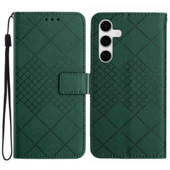 For Samsung Galaxy S25 FE Case Wallet Imprint PU Leather Flip Folio Phone Cover