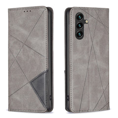 Für Samsung Galaxy S25 FE Hülle Kartenfächer Geometrie Aufdruck Leder Handyhülle 