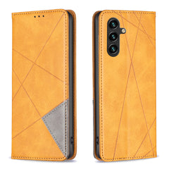 Für Samsung Galaxy S25 FE Hülle Kartenfächer Geometrie Aufdruck Leder Handyhülle 