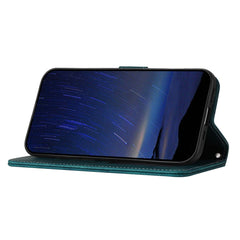 For Samsung Galaxy A17 5G / A26 5G Case Wallet Skin-Touch Leather Imprinted Phone Cover with Wrist Strap
