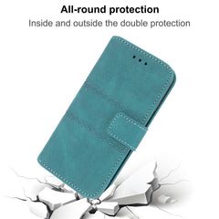 For Samsung Galaxy A17 5G / A26 5G Case Wallet Skin-Touch Leather Imprinted Phone Cover with Wrist Strap