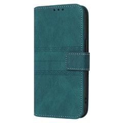 For Samsung Galaxy A17 5G / A26 5G Case Wallet Skin-Touch Leather Imprinted Phone Cover with Wrist Strap