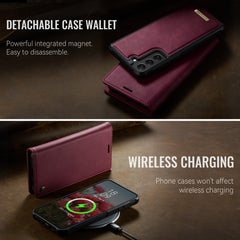 Für Samsung Galaxy S22+ 5G Hülle CASEME C49 Kompatibel mit MagSafe RFID Blocking Abnehmbare Brieftasche Leder Telefonabdeckung 