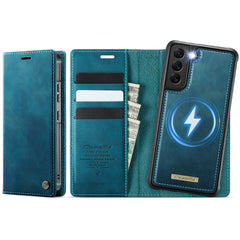 Für Samsung Galaxy S22+ 5G Hülle CASEME C49 Kompatibel mit MagSafe RFID Blocking Abnehmbare Brieftasche Leder Telefonabdeckung 