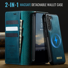 For Samsung Galaxy S23+ Case CASEME C49  Compatible with MagSafe RFID Blocking Detachable Wallet Leather Phone Cover