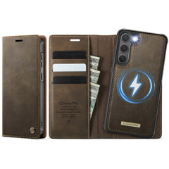 For Samsung Galaxy S23+ Case CASEME C49  Compatible with MagSafe RFID Blocking Detachable Wallet Leather Phone Cover