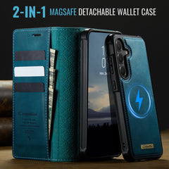 For Samsung Galaxy S23 FE Case CASEME C49  Compatible with MagSafe RFID Blocking Detachable Wallet Leather Phone Cover