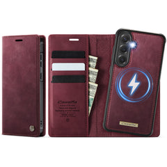 For Samsung Galaxy S23 FE Case CASEME C49  Compatible with MagSafe RFID Blocking Detachable Wallet Leather Phone Cover
