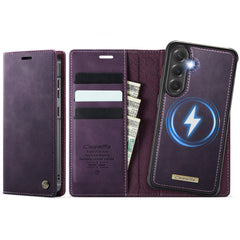 For Samsung Galaxy S23 FE Case CASEME C49  Compatible with MagSafe RFID Blocking Detachable Wallet Leather Phone Cover