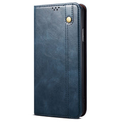 For Samsung Galaxy S25 FE Case Crazy Horse Texture Waxy Leather Wallet Stand Phone Cover