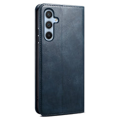 For Samsung Galaxy S25 FE Case Crazy Horse Texture Waxy Leather Wallet Stand Phone Cover