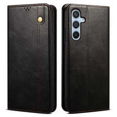 For Samsung Galaxy S25 FE Case Crazy Horse Texture Waxy Leather Wallet Stand Phone Cover