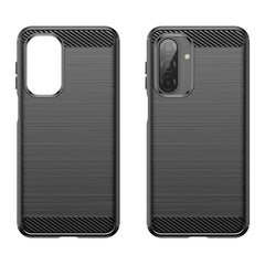 For Samsung Galaxy A17 5G / A26 5G Case Protective Phone Cover Carbon Fiber Texture Brushed