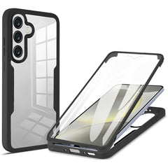 For Samsung Galaxy A36 5G / A56 5G Case Acrylic + TPU Clear Phone Cover with PET Screen Film