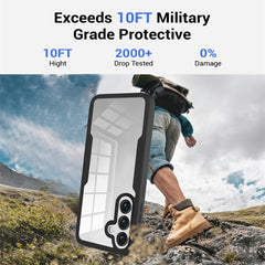 For Samsung Galaxy A36 5G / A56 5G Case Acrylic + TPU Clear Phone Cover with PET Screen Film