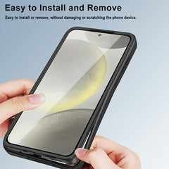 For Samsung Galaxy A36 5G / A56 5G Case Acrylic + TPU Clear Phone Cover with PET Screen Film