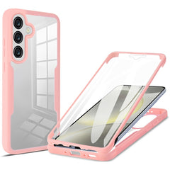 For Samsung Galaxy A36 5G / A56 5G Case Acrylic + TPU Clear Phone Cover with PET Screen Film