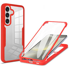 For Samsung Galaxy A36 5G / A56 5G Case Acrylic + TPU Clear Phone Cover with PET Screen Film