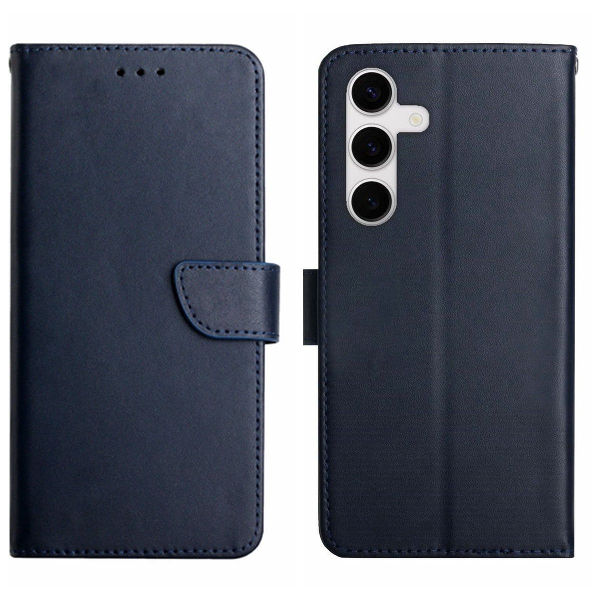 Coque Samsung Galaxy S25 FE en cuir de vache véritable, texture nappa 