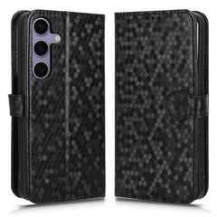 Étui portefeuille en cuir PU avec dragonne pour Samsung Galaxy S25 FE, motif à pois 