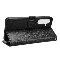 Étui portefeuille en cuir PU avec dragonne pour Samsung Galaxy S25 FE, motif à pois 