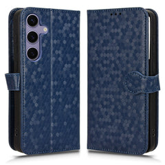 Étui portefeuille en cuir PU avec dragonne pour Samsung Galaxy S25 FE, motif à pois 