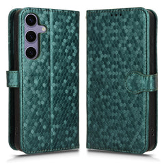 Étui portefeuille en cuir PU avec dragonne pour Samsung Galaxy S25 FE, motif à pois 