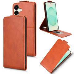 Für Samsung Galaxy S25 FE Stand Case Magnetverschluss Vertikal Flip Leder Telefonabdeckung mit Kartenhalter 