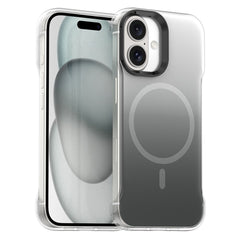 For iPhone 16 Magnetic Case Gradient Design Borderless IMD TPU + PC + PET Phone Cover