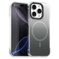 For iPhone 16 Pro Max Magnetic Case Gradient Design Borderless IMD TPU + PC + PET Phone Cover
