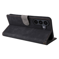 For Samsung Galaxy S25 FE Case Wallet RFID Blocking PU Leather Phone Cover Stand with Strap