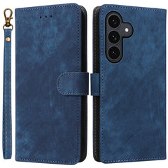 For Samsung Galaxy S25 FE Case Wallet RFID Blocking PU Leather Phone Cover Stand with Strap