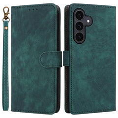 For Samsung Galaxy S25 FE Case Wallet RFID Blocking PU Leather Phone Cover Stand with Strap