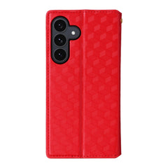 Für Samsung Galaxy S25 FE Hülle Brieftasche Rhombus Aufgedruckte Leder Telefonabdeckung 