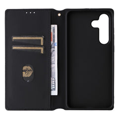 Für Samsung Galaxy S25 FE Hülle Brieftasche Rhombus Aufgedruckte Leder Telefonabdeckung 